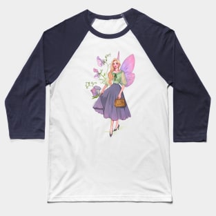 Sweet Pea Fairy Baseball T-Shirt